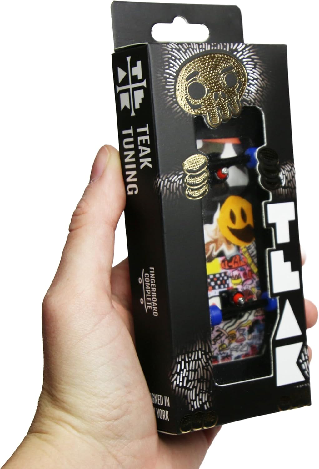 Teak Tuning Real Wear Graphic 34mm Carlsbad Cruiser Fingerboard Complete - Cizek Collage Edition