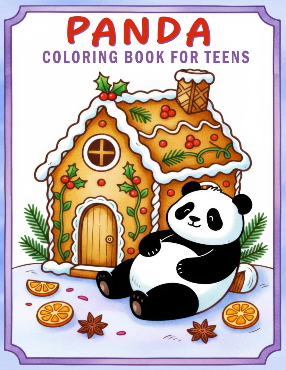 Panda Coloring Book for Teens: Adorable Panda Scenes, One-Sided Pages, and Inspiring Art for Teen Girls Who Love to Relax and Color
