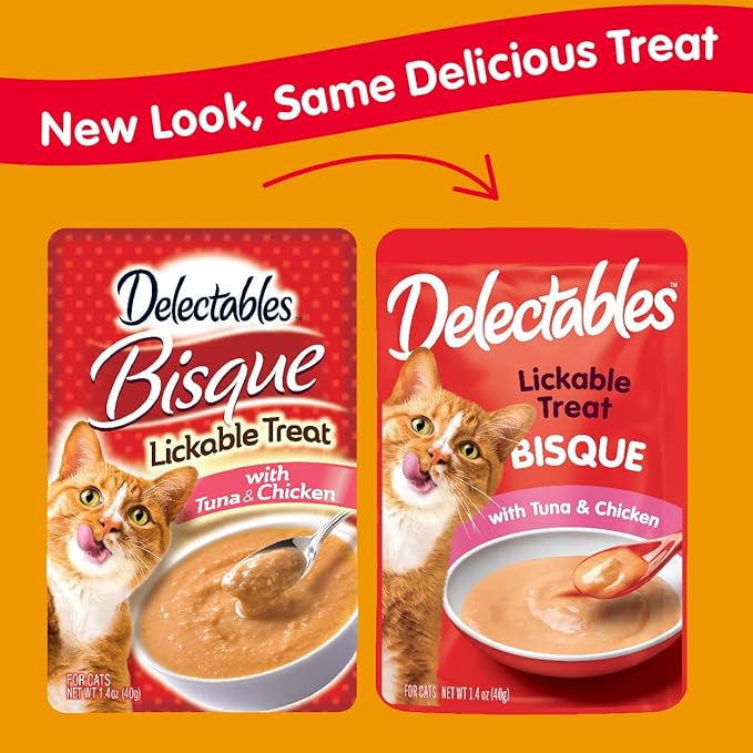 Delectables Snack Lameable Gato Atún Pollo 1.4oz 30 unidades miniatura 5