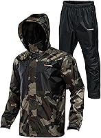 Vista 16 de Rodeel Traje impermeable para pesca para hombres (conjunto de chaqueta y pantalón de lluvia)