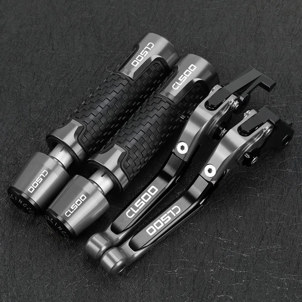 Leviers De Frein Et D'embrayage Pliables Réglables, Accessoires De Moto, Extrémités De Poignées De Guidon Pour Honda CL500 CL-500 CL 500 2022 2023 2024(7)