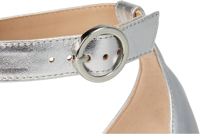 Женские сандалии LK Bennett Ivy Single Strap, цвет: Серебряный — фото 3