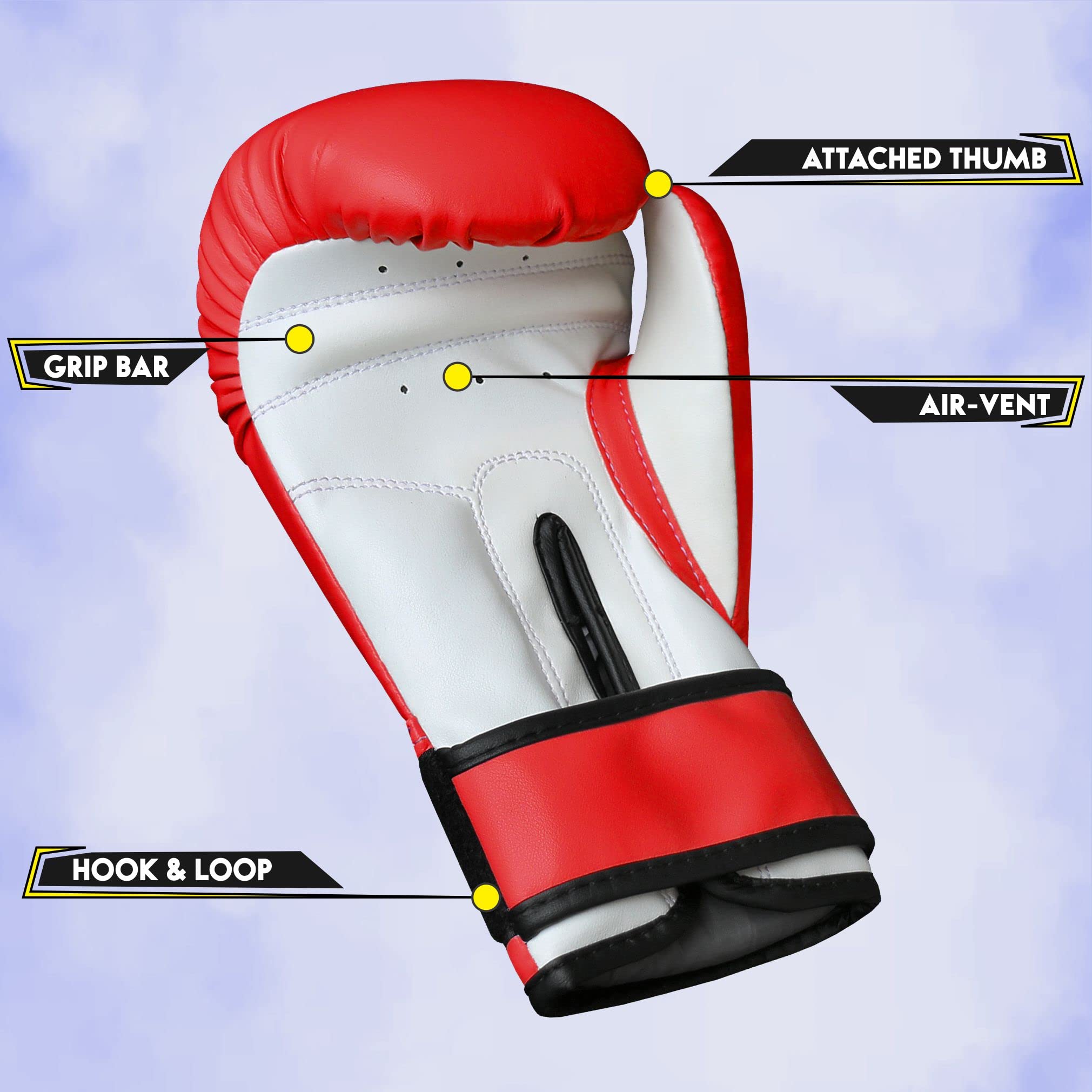 Farabi Sports guanti da boxe per bambini 4 oz 6 oz 8 oz guantoni boxe bambino MMA Muay Thai guantoni kick boxing bambino guantoni da sacco