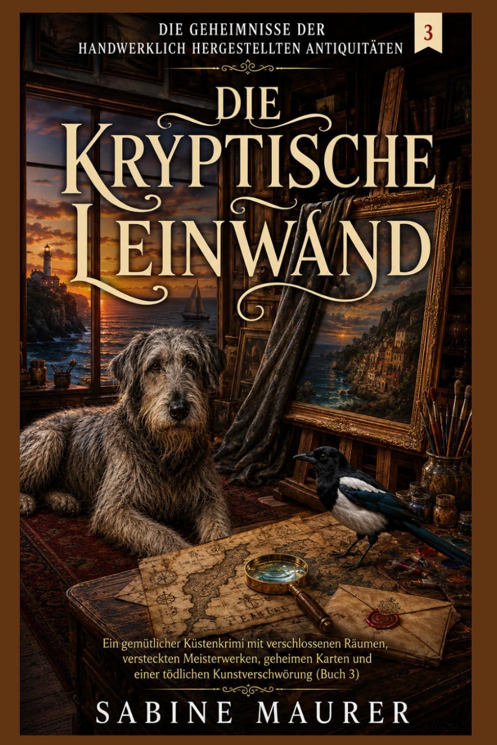 Die kryptische Leinwand: Ein gemütlicher Küstenkrimi mit verschlossenen Räumen, versteckten Meisterwerken, geheimen Karten und einer tödlichen ... der handwerklich hergestellten Antiquitäten)