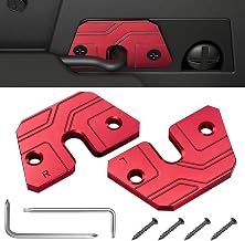 Sun Visor Repair Kit Compatible with Jeep Wrangler JK 2018, JL 2018-2023, Gladiator 2020-2023，2 Pack Jeep Visor Repair kit, Sun Visor Clip fix Replacement, Red