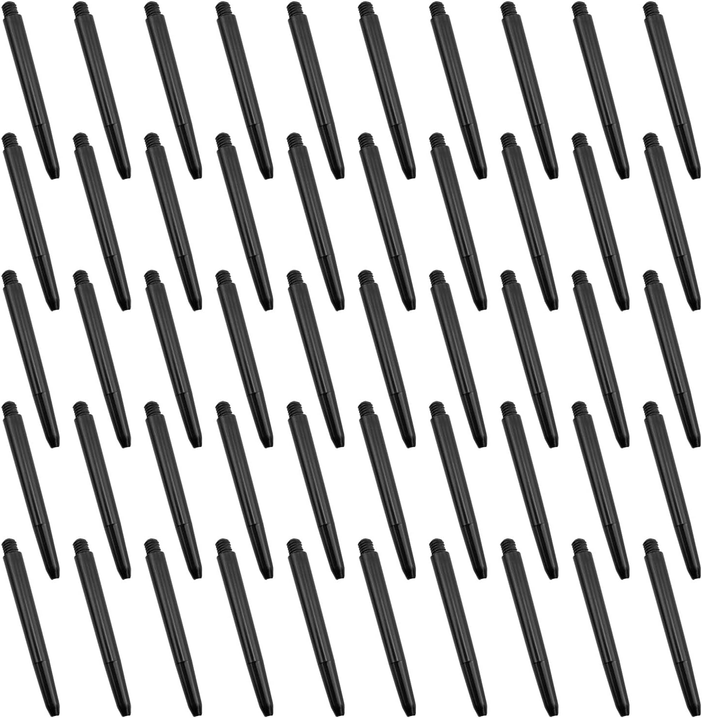 AYLIFU Dart Shaft Steel tip Dart Shaft Arrow Shaft Black 48mm/1.88in Replacement Parts for Darts Dart Accessories 50pcs