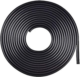 Car Door Edge Protector, 5M U Shape Rubber Strip Door Trim Moulding Edge Guard Rubber Strip Anti-Scratch Fit for Universal Automotive, Black