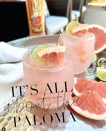 Premium Agave Paloma Cocktail Mixer (2-pack glass bottle)