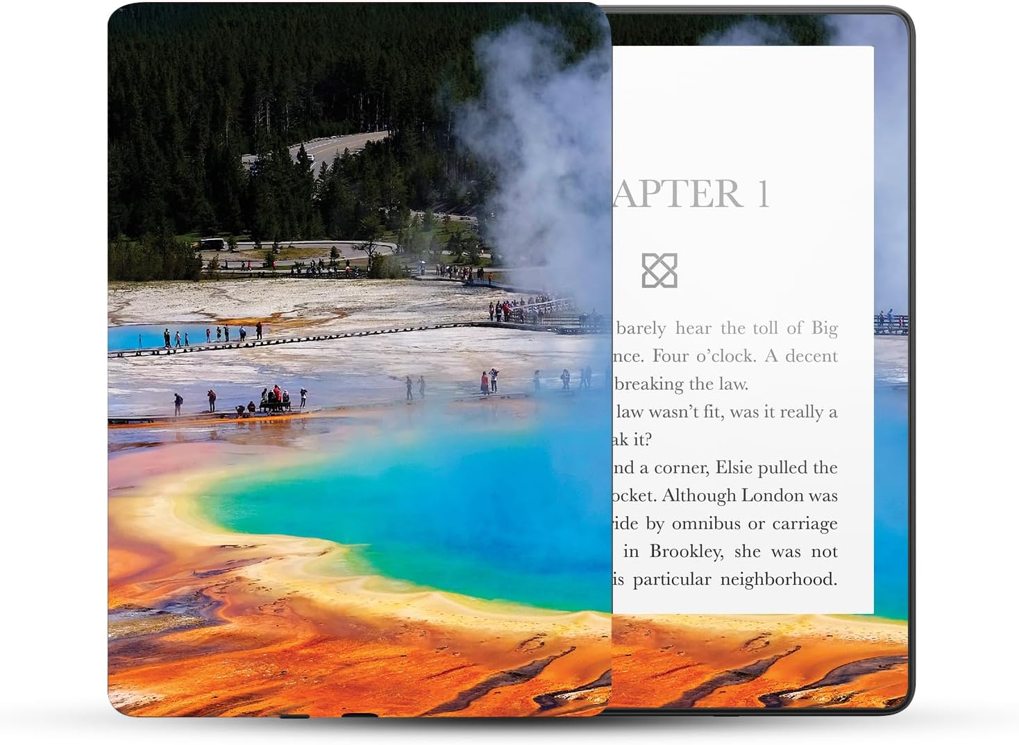 MightySkins Skin Compatible with Amazon Kindle Paperwhite 5 6.8-inch 11th Gen (2021) Full Wrap - Prismatic Spring | Protective, and Unique Vinyl Decal wrap Cover | Easy to Apply | Made in The USA