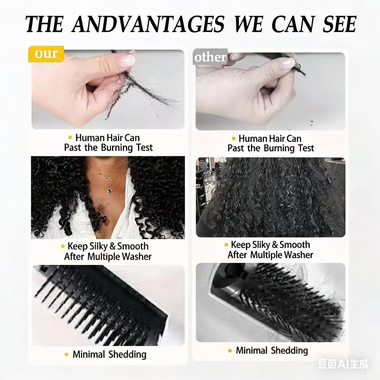 Burmese Curly Bundles Human Hair 18 Inch Human Hair 1 Bundles 100% Unprocessed Quick Weave 3c4a Real Human Hair Extensions Natural Black