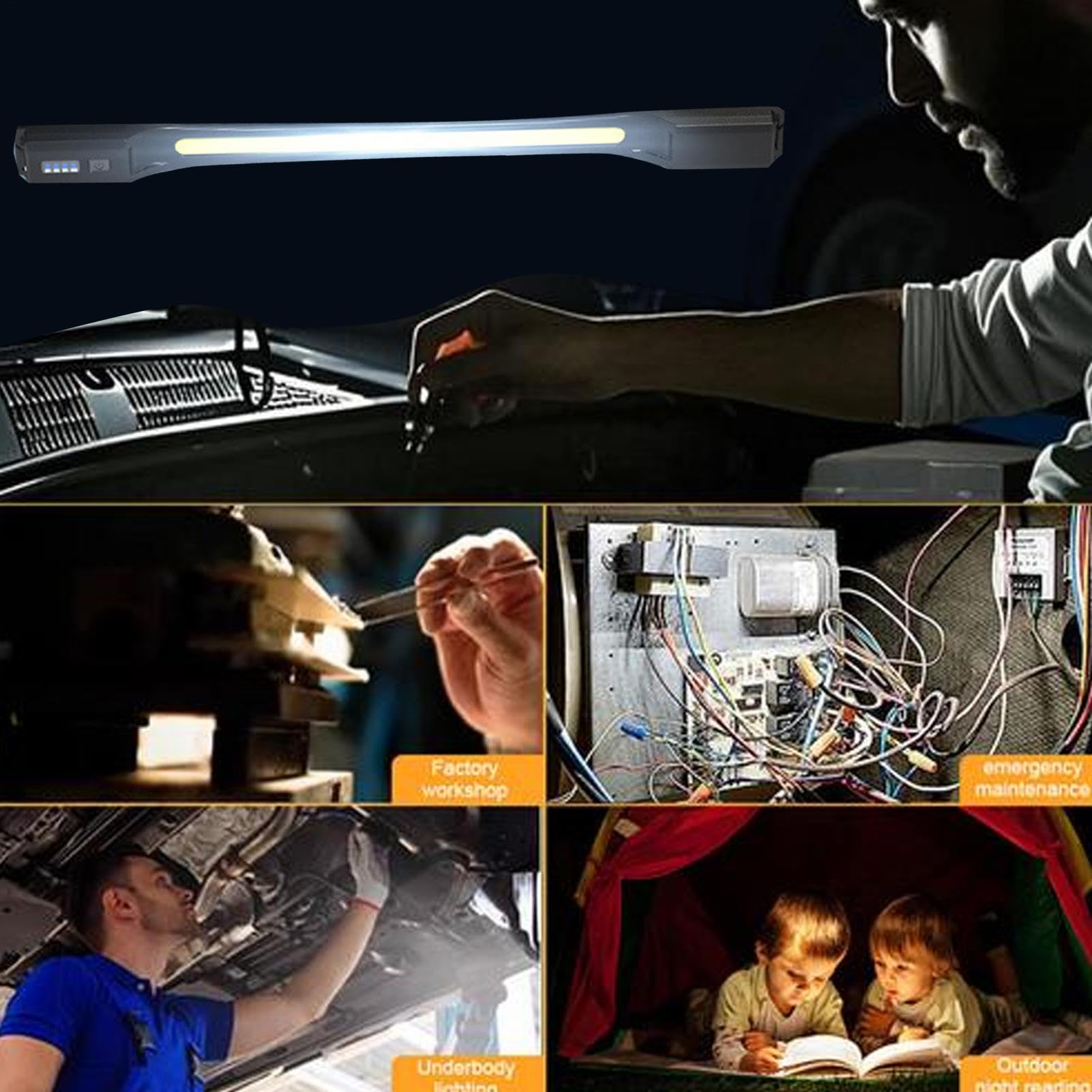 Lampa robocza ładowalna Magnetyczne Oświetlenie LED