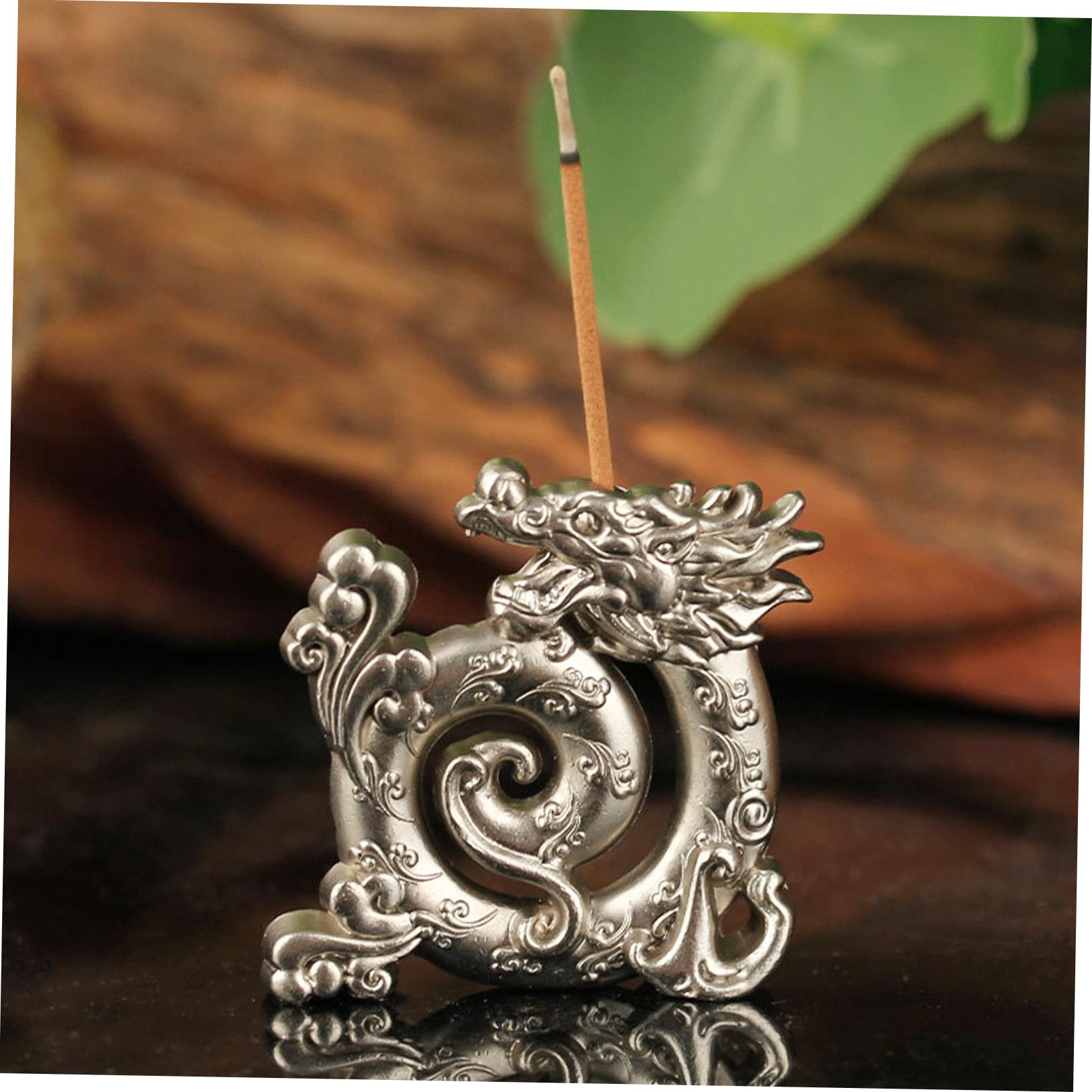 ULTECHNOVO 3 Sätze Retro Drache Räucherstäbchen Halter Chinesischer Stil Zinklegierung Mini Für Wohnkultur Duftspender Für Zen 2 Stück * 3