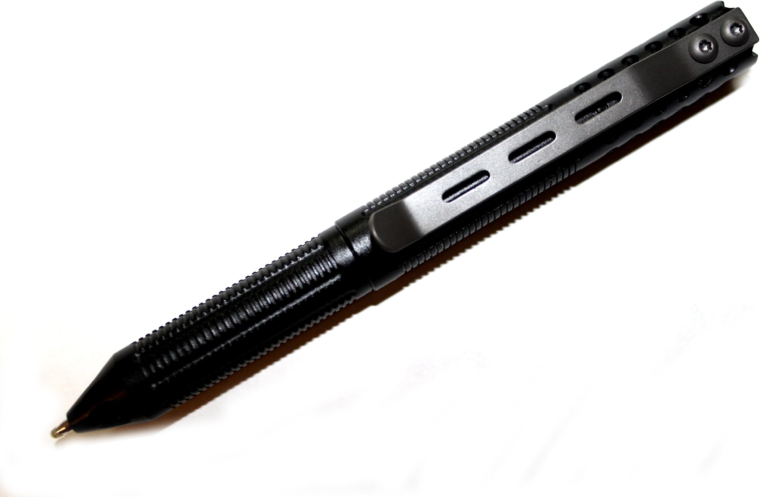 Master Cutlery TA-93BK Tactical Pen Tatical Knife and Pen Set Designed by Tom Anderson