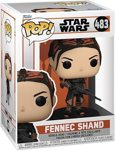 Miniatura 2 de POP Star Wars: The Mandalorian - Figura de vinilo de Fennec Shand Funko (paquete con funda protectora de caja compatible)