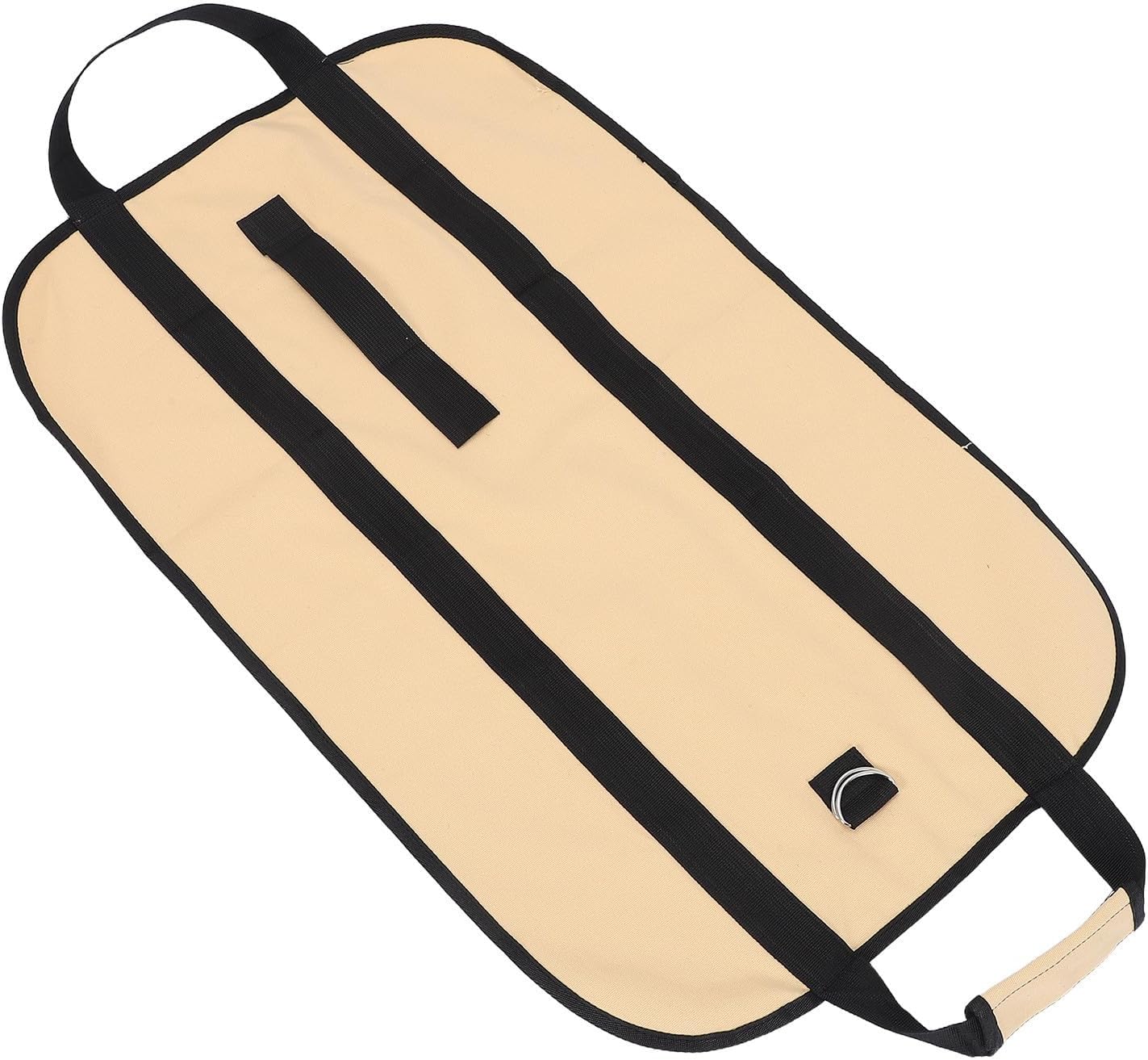 SECFOU Firewood Log Carrier Tote Bag Made of Sturdy 600d Oxford Cloth with Soft Padding and Antislip Handles, Foldable Basket for Indoor and Outdoor Firewood Storage and Easy Transport