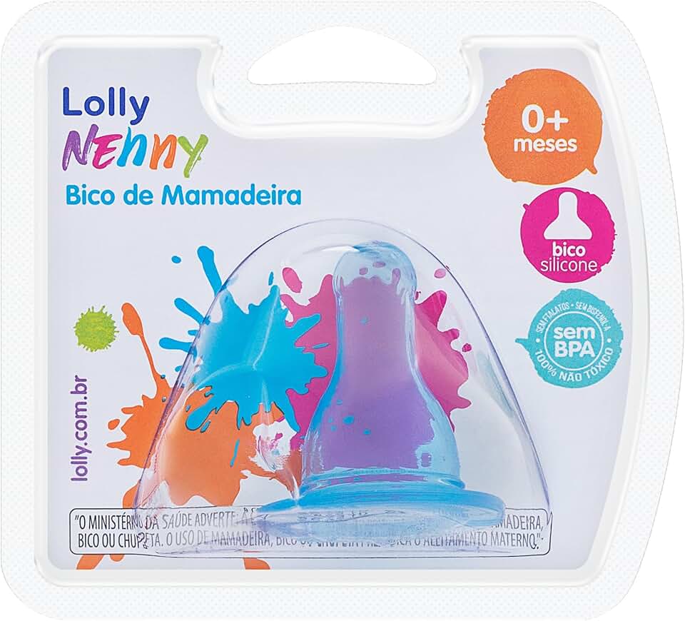 Bico Mam Sil Color R Azul, Lolly, Azul