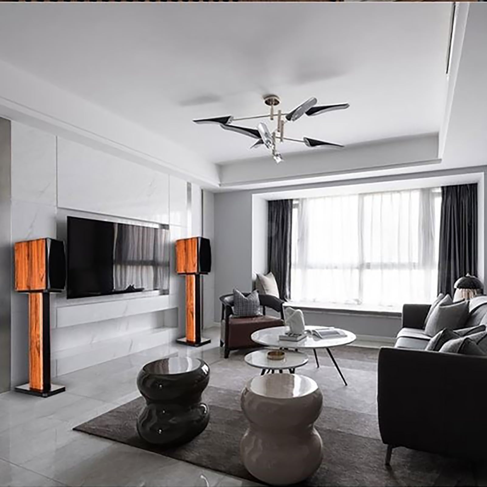 Supporti da terra per casse acustiche(60cm) per Diffusori per Diffusori Pesanti Diffusori Satellitari E Diffusori da Scaffale per Sistemi Audio Surround, Home Cinema