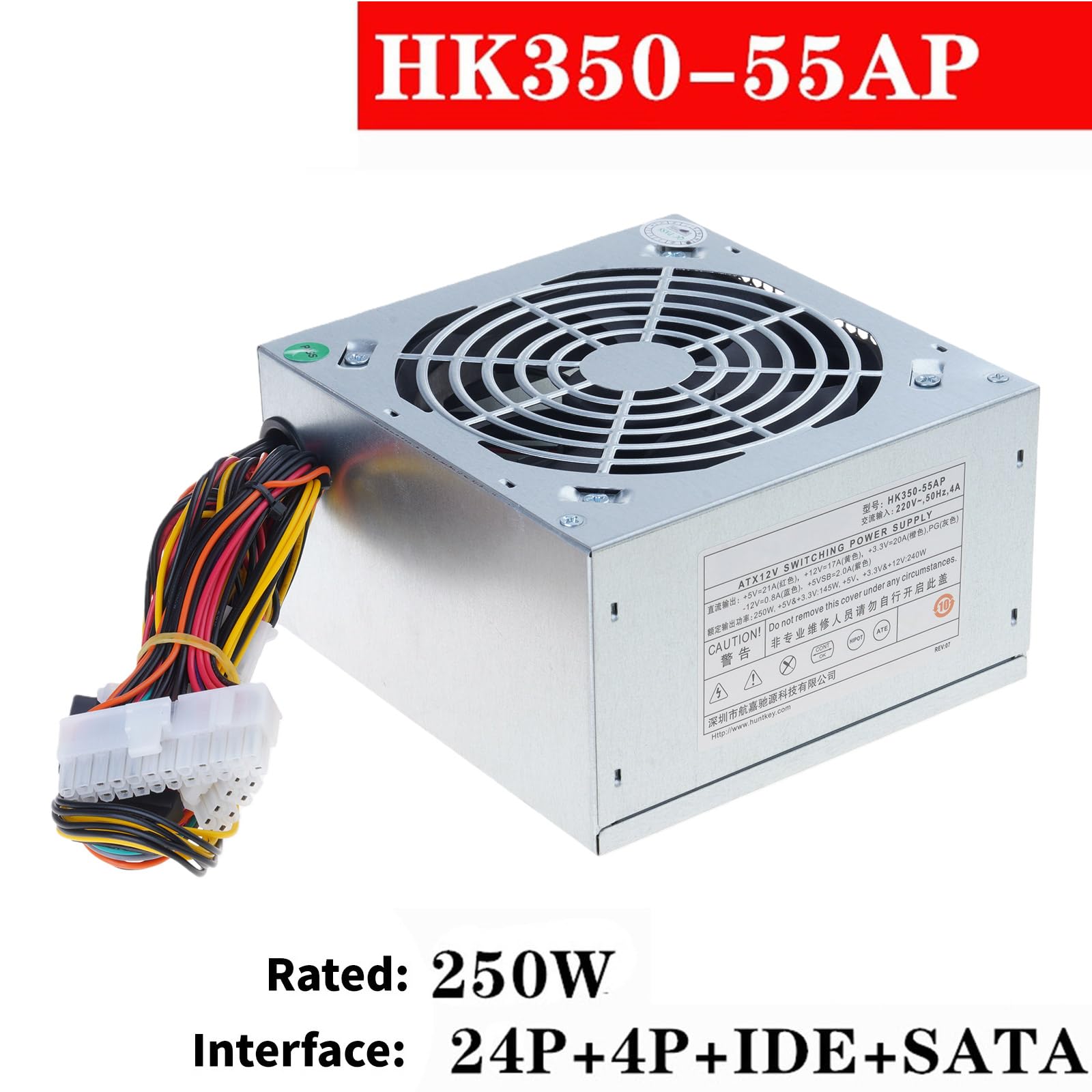 Basso Rumore 160W-350W Modulo di Alimentazione Per PC Ottimizzato Per Stabilità E Alimentazione Efficiente Unità di Alimentazione Efficiente Energetica