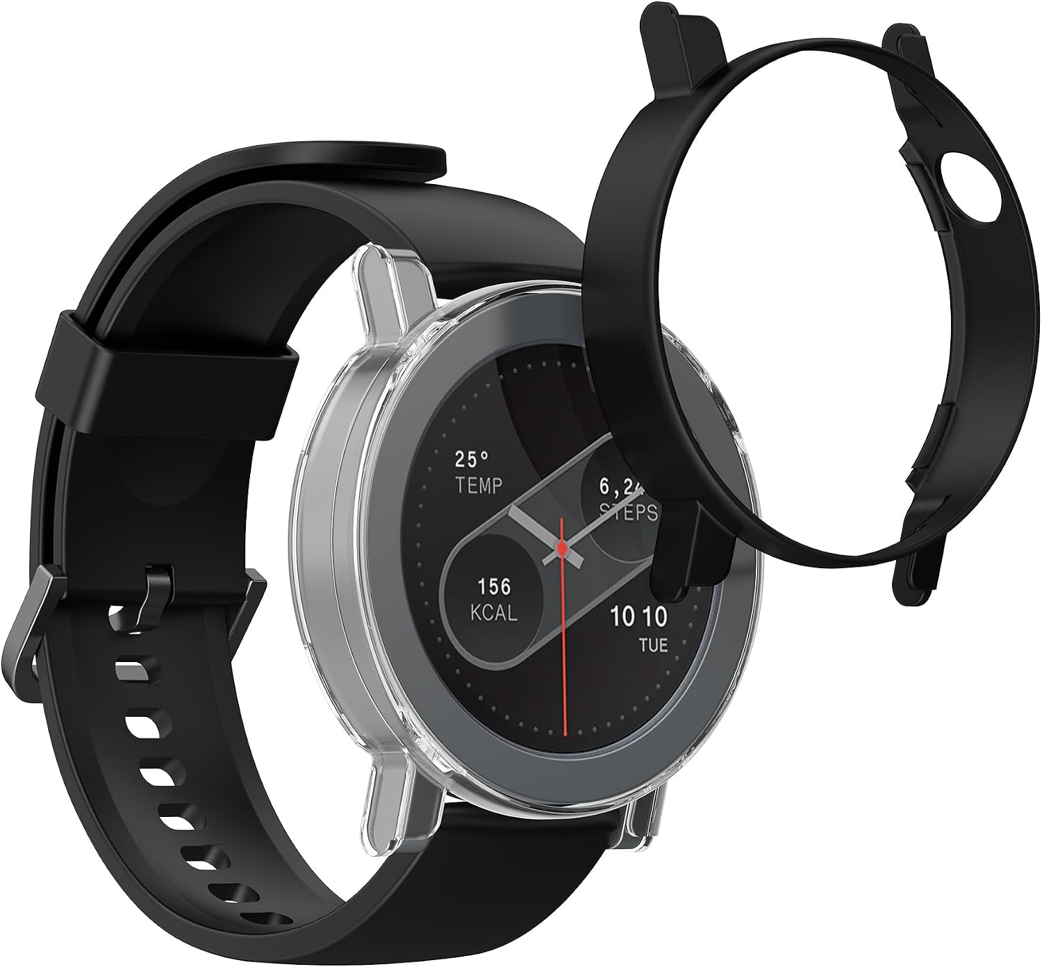 kwmobile 2 x osłona ekranu kompatybilna z CMF by Nothing Watch Pro 2 (D398) - Etui bez trackera fitness