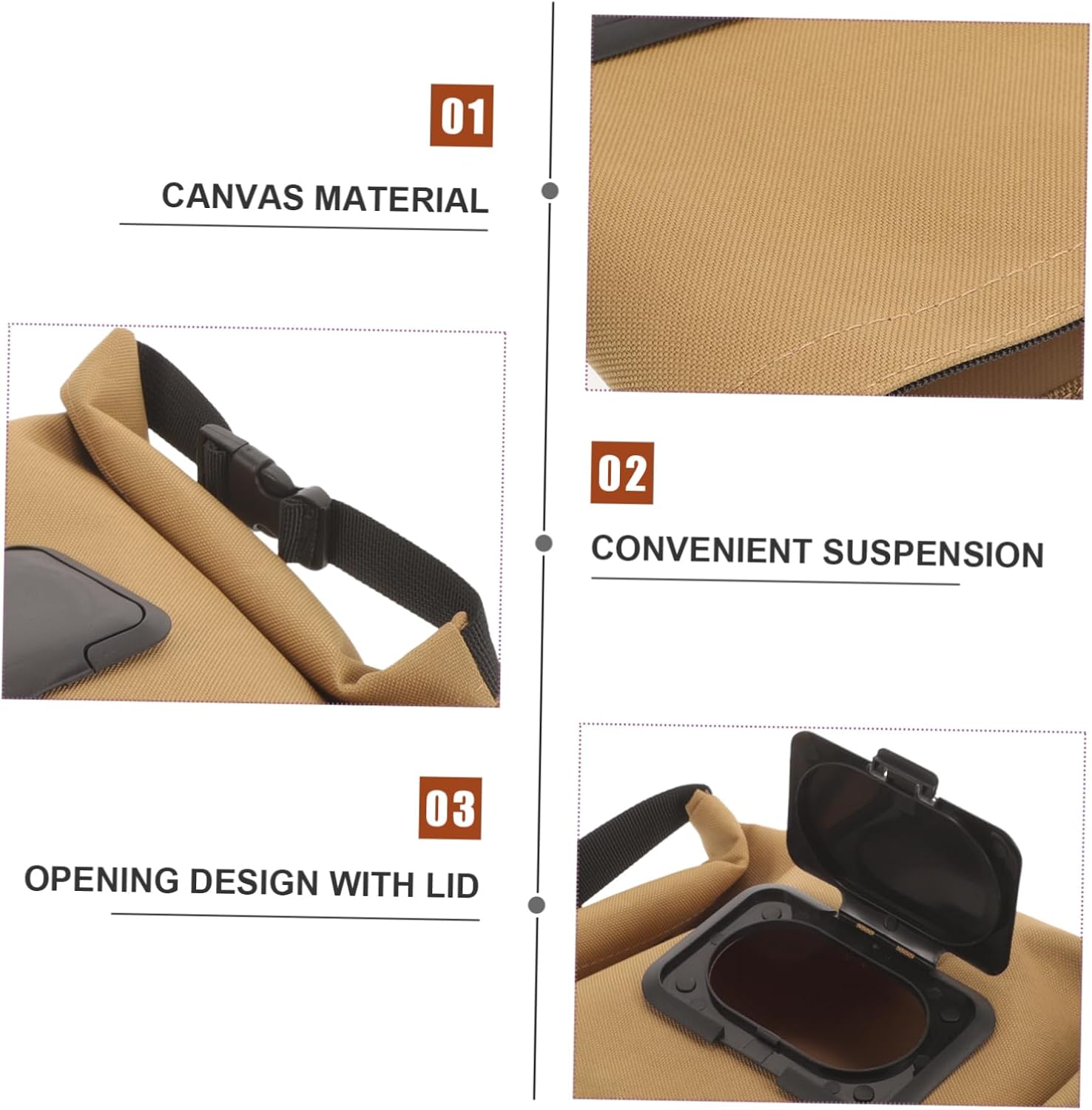 3pcs Camping Tissue Holder for Outdoor Use Versatile Hanging Napkin Dispenser for Easy Access at Picnics Home Car Compact and Lightweight Design for Convenient Storage