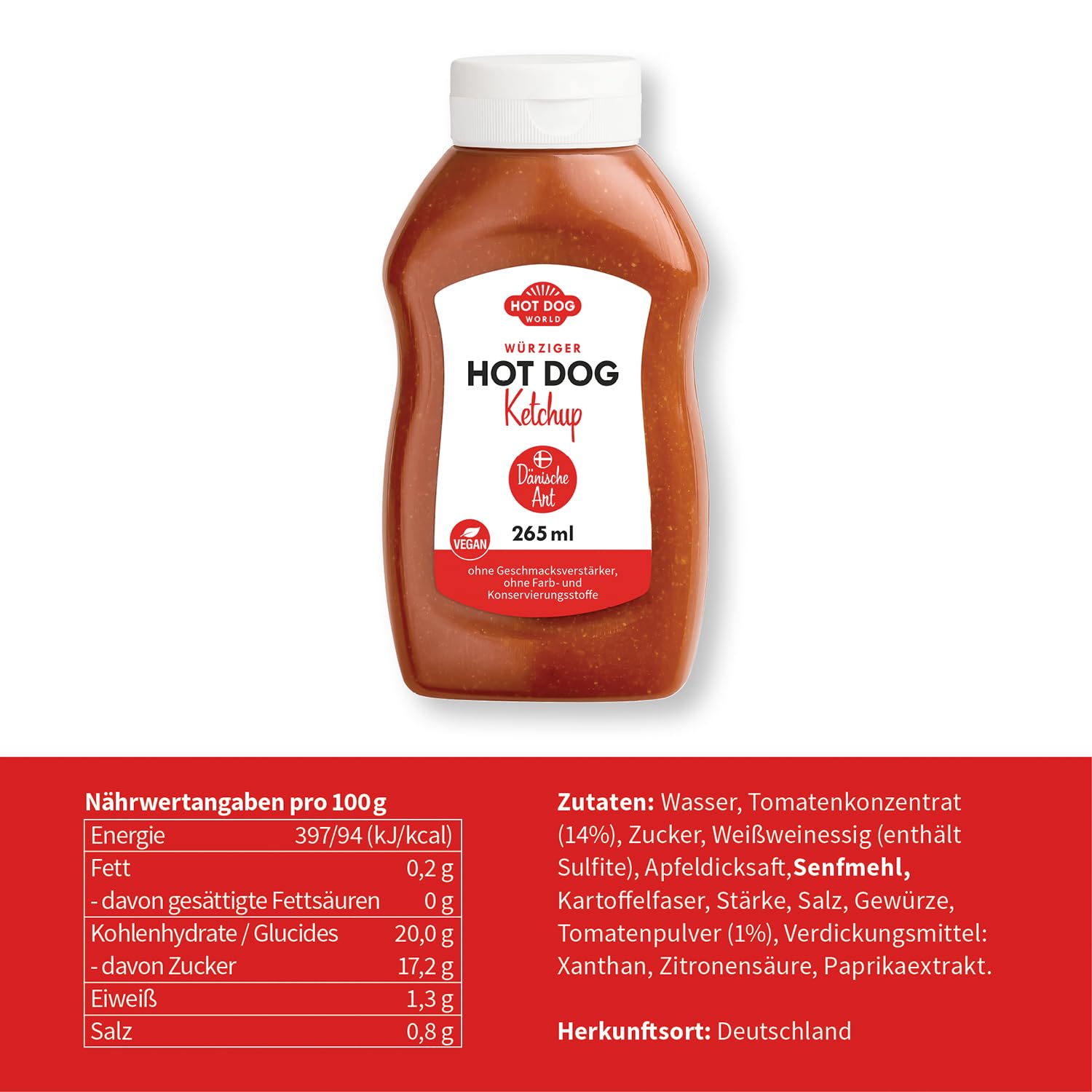 HOT DOG WORLD - Hotdog-Partypaket "dänische Art" für 12 Hot Dogs (Rind)
