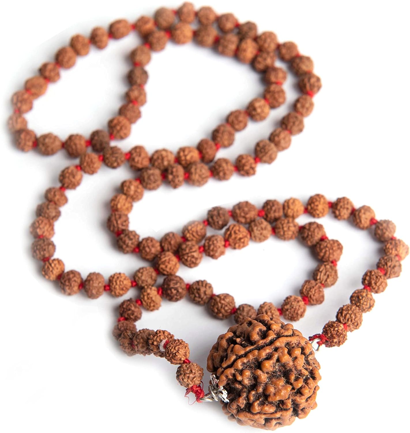 Ofertas Increíbles Nepal Rudraksha Mala 5 Mukhi Rudraksh, Rudraksha, Sin Gemas