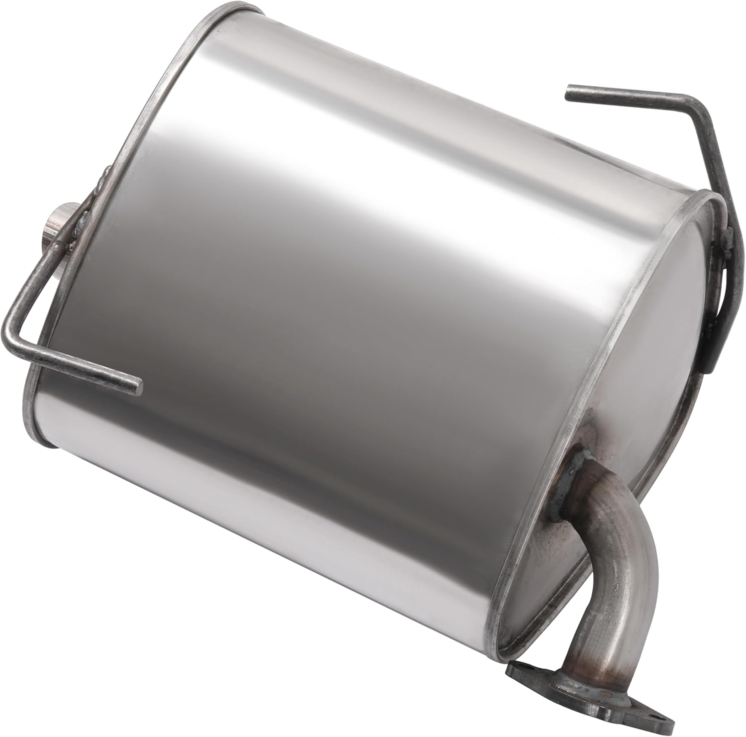 Right Exhaust Muffler Compatible with 2009-2013 Subaru Forester 2.5L Natural Aspirated (Will not fit Turbo) 409 Stainless Steel Silvery