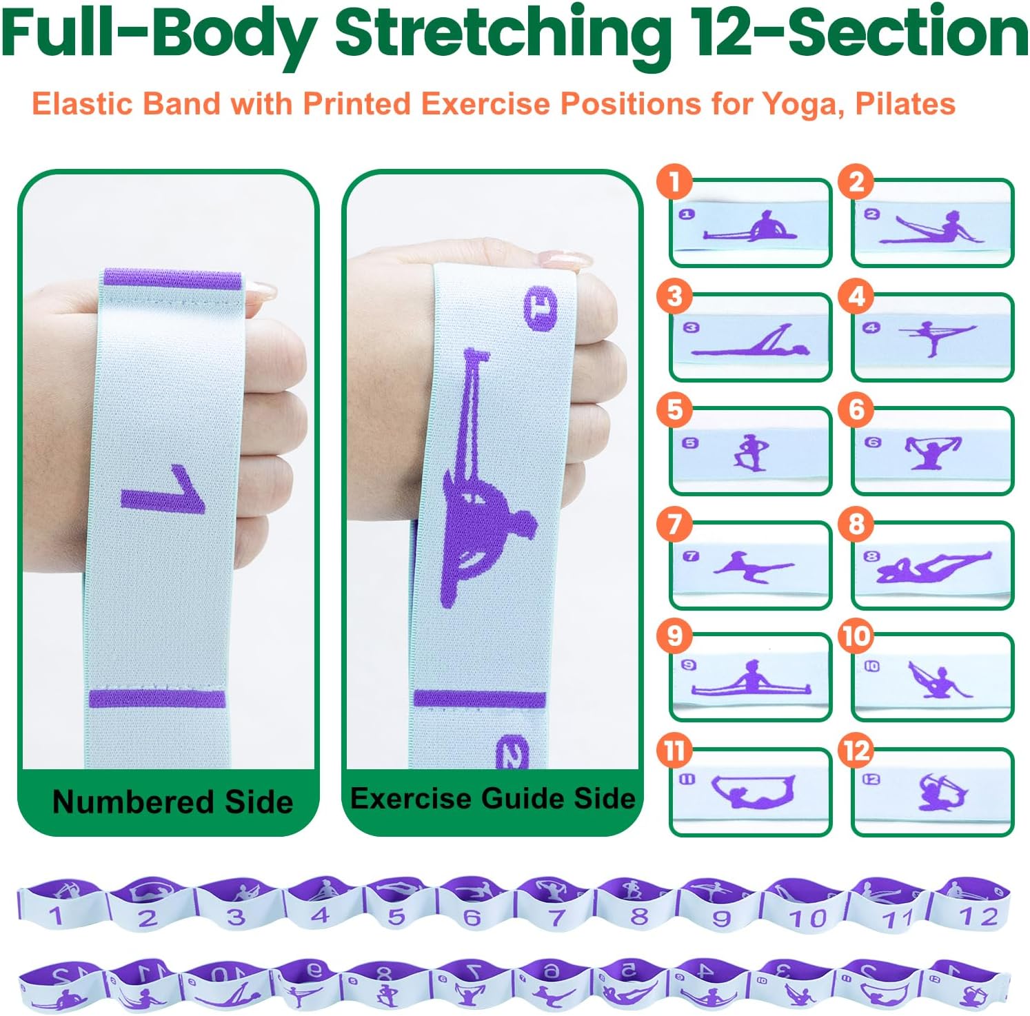 Home Pilates Kit with Smart Counter Ring, Pilates ring and ball set with Small Yoga Ball, 4 Resistance Bands, 12-Loop Elastic Strap, Massage ball, Bag & Guide for Starter Home Full Body Workouts