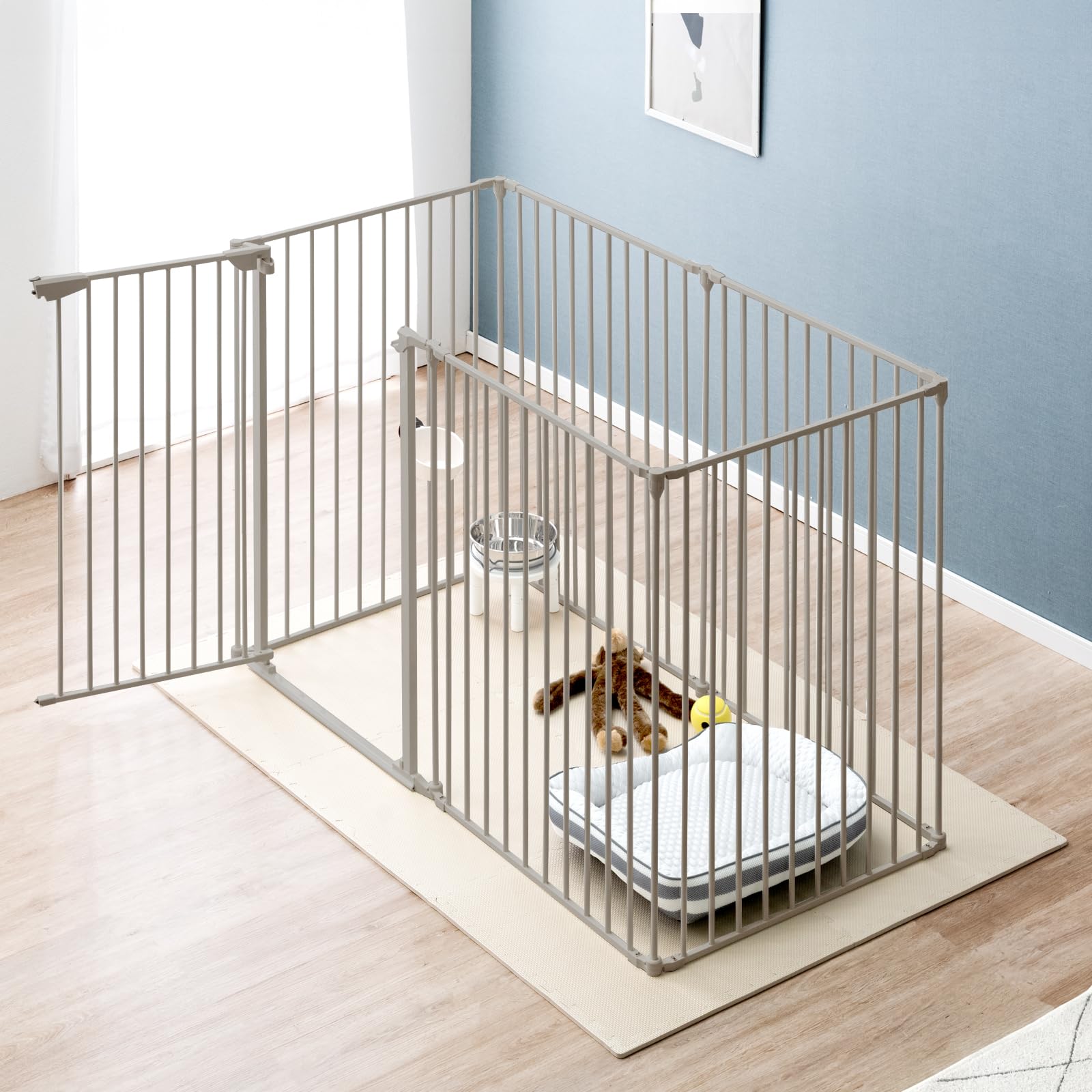 Amazon | タンスのゲン ペットサークル 6枚セット 高さ100cm バリア