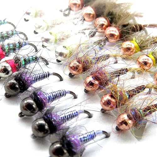 Miniatura 6 de Premium Trout Assortment - The Best Fly Fishing Flies Mix - Dry Flies Nymphs Emergers and Midges