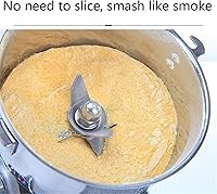 Vista 2 de Molinillo eléctrico de grano de 24.69 oz, molinillo de hierbas de acero inoxidable, multitrituradora comercial para granos de café de piedra