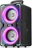 Amazon product image of Hotlemon Large Bluetooth Speaker: 240W Peak Powerful Loud Sound with Deep Bass, 15H Playtime, Fast Charge, TWS, Portable W...