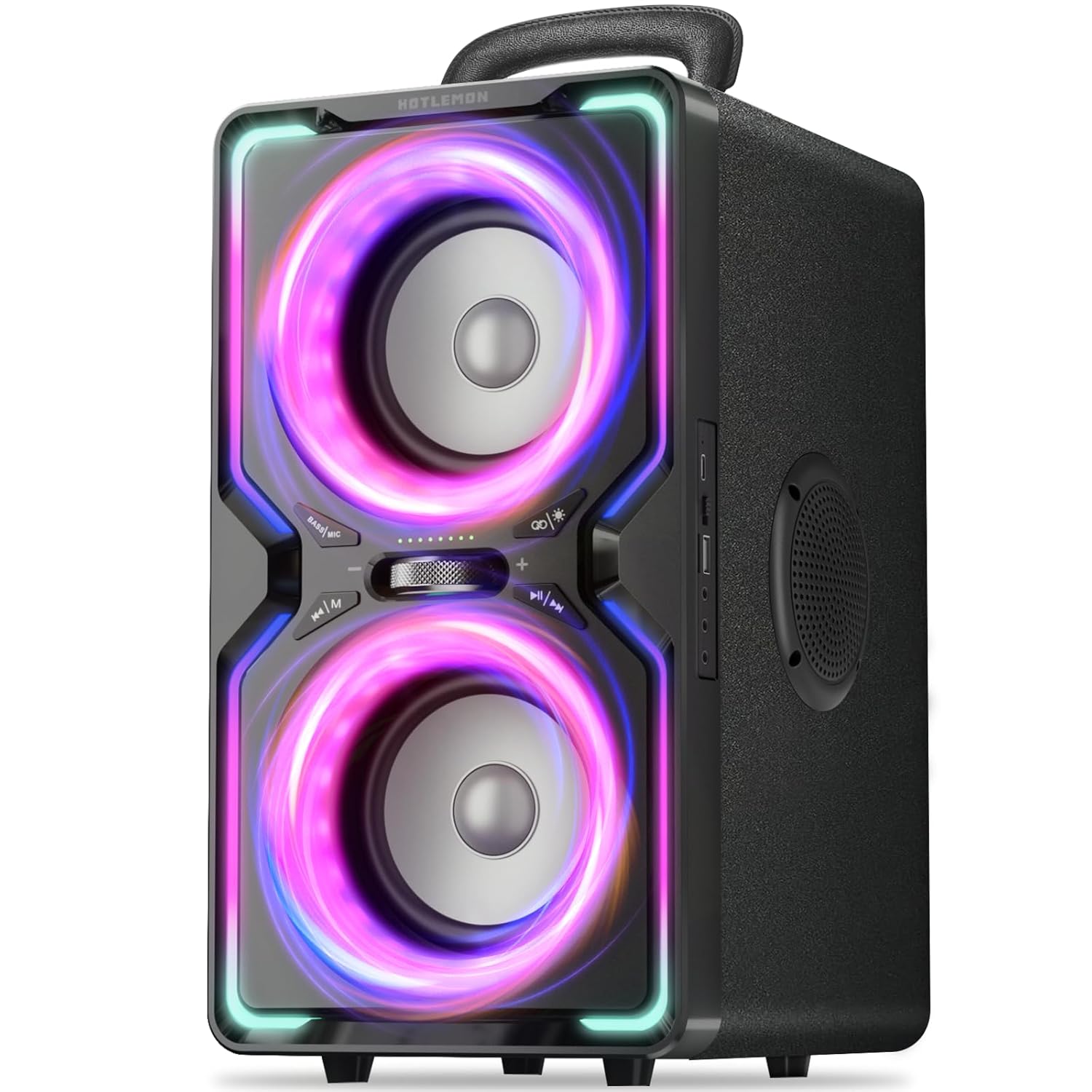Hotlemon Large Bluetooth Speaker 240W Peak Powerful Loud Sound with Deep Bass 15H Playtime Fast Charge TWS Portable