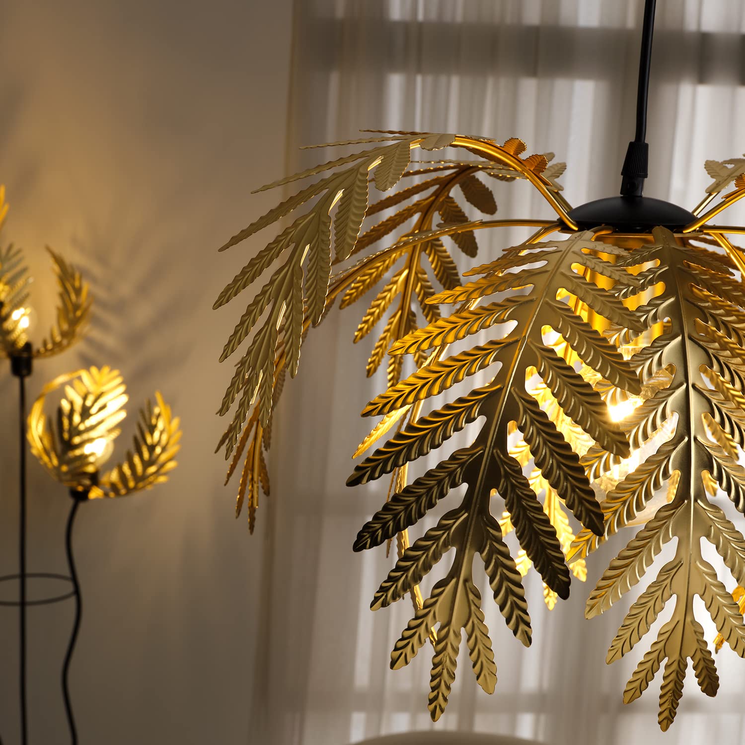 ONLI SOSPENSIONE DUBAI 1 LUCE COL. OTTONE/NERO