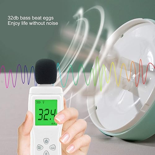 Miniatura 4 de Batidor eléctrico de huevos de 30.4 fl oz, batidora de soporte para huevos, espumador de leche manos libres, mezclador pequeño mezclador eléctrico