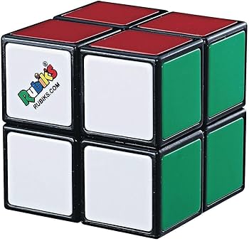 Robby 2箱 Hasbro Gaming Rubik's Cube 2 x 2 Mini Puzzle, Original Rubik's