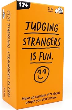 Judging Strangers is Fun Hilarious New Board Game | Party Game for Friends | Icebreaker, Birthday Gift, Game Night