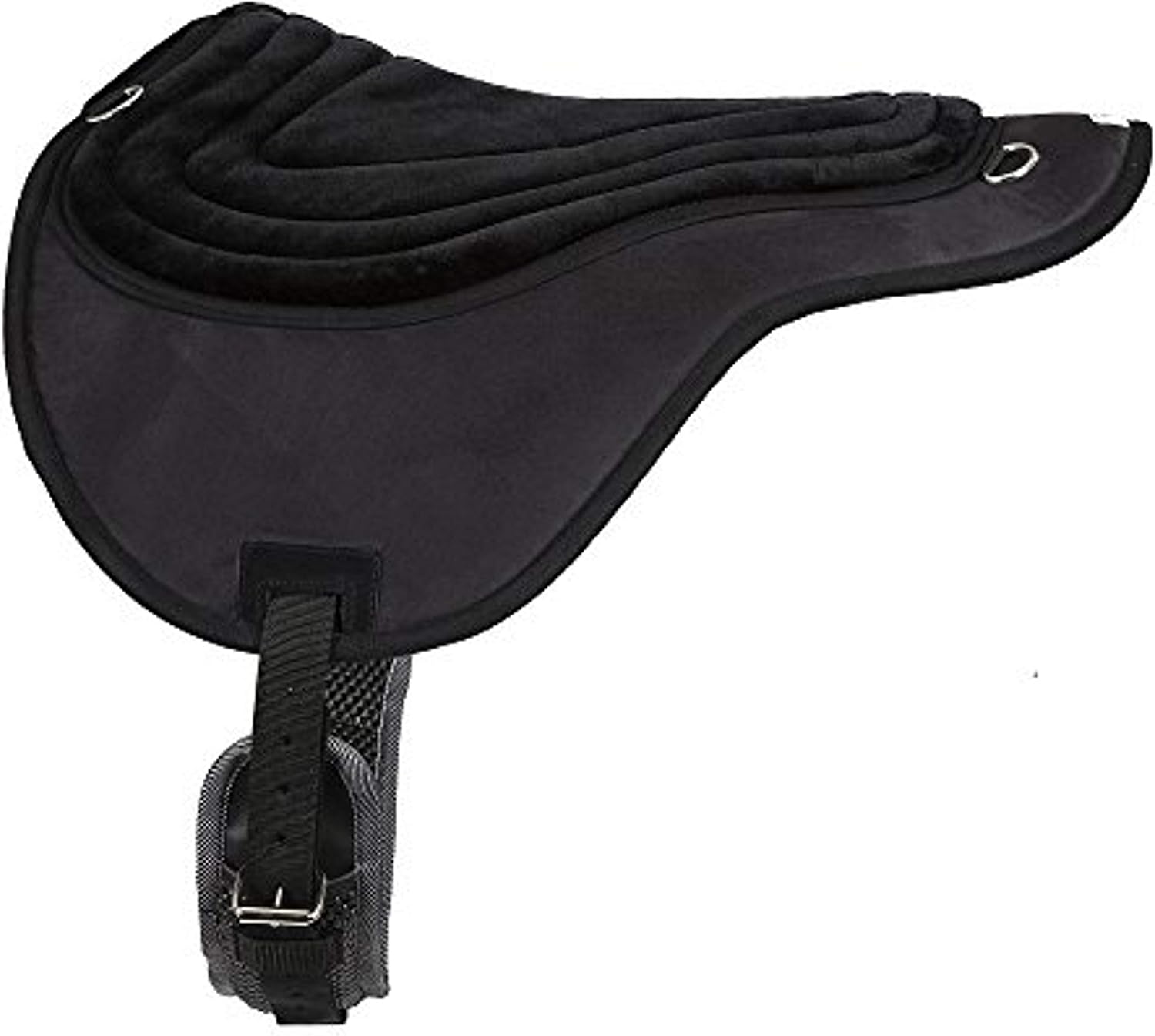 Intrepid International Comfort Plus Bareback Pad, Black, 21-3/4 in x 22"