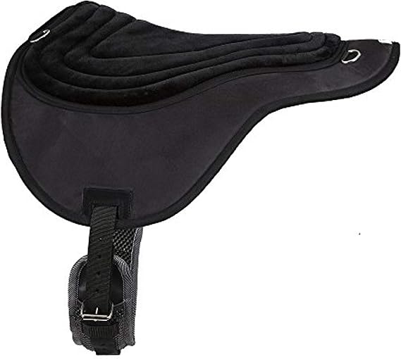 Intrepid International Comfort Plus Bareback Pad, Black, 21-3/4 in x 22