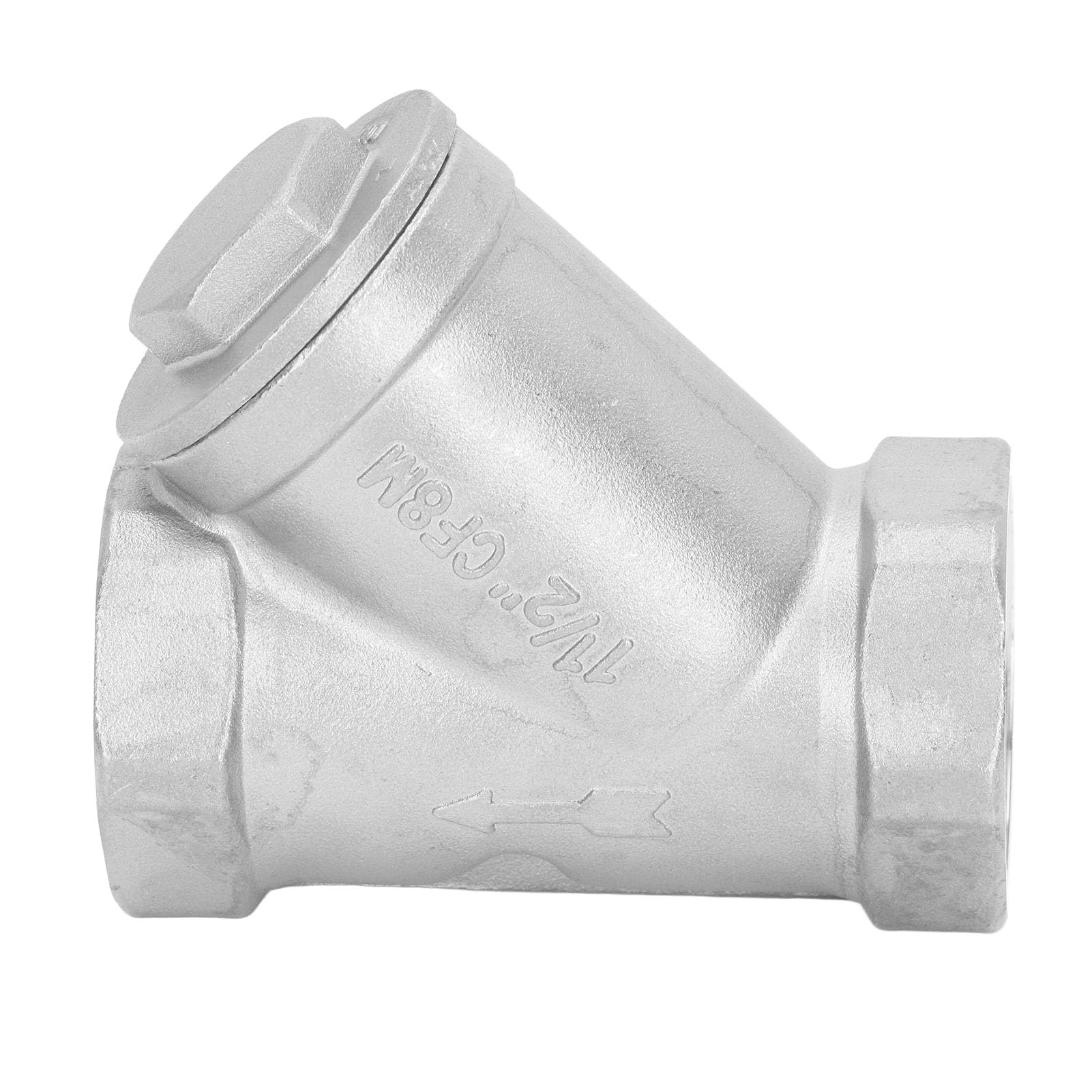 Filtro en Y de Acero Inoxidable 304 Tipo Y Válvula de Filtro para Tubería Roscada de Agua Aceite y Gas