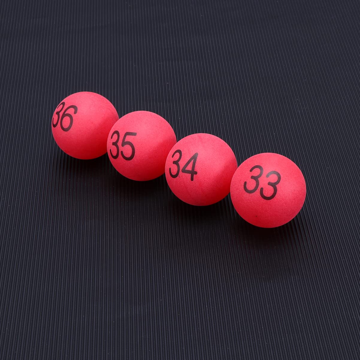 Toyvian 100 bolas de lotería con números del 1 al 100 bolas de bingo numeradas coloridas pelotas de ping pong pelotas de juegos de cerveza pong bolas de fiesta juego de fiesta juego de beber