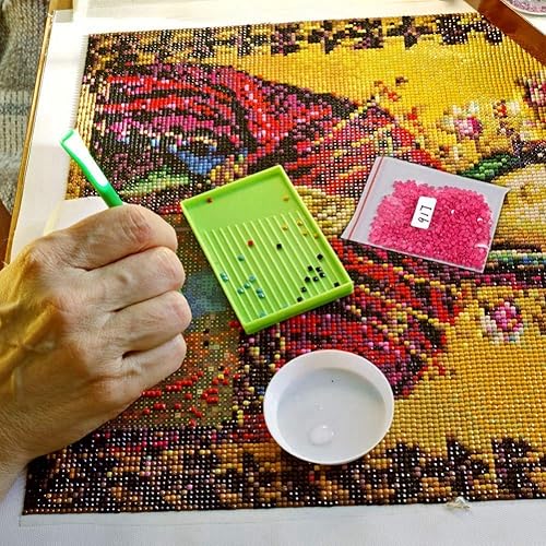 Miniatura 6 de Eiflow Kits de pintura de diamantes 5D de 12 x 16 pulgadas para adultos con taladro completo, kit de pintura de diamante, arte de bordado,