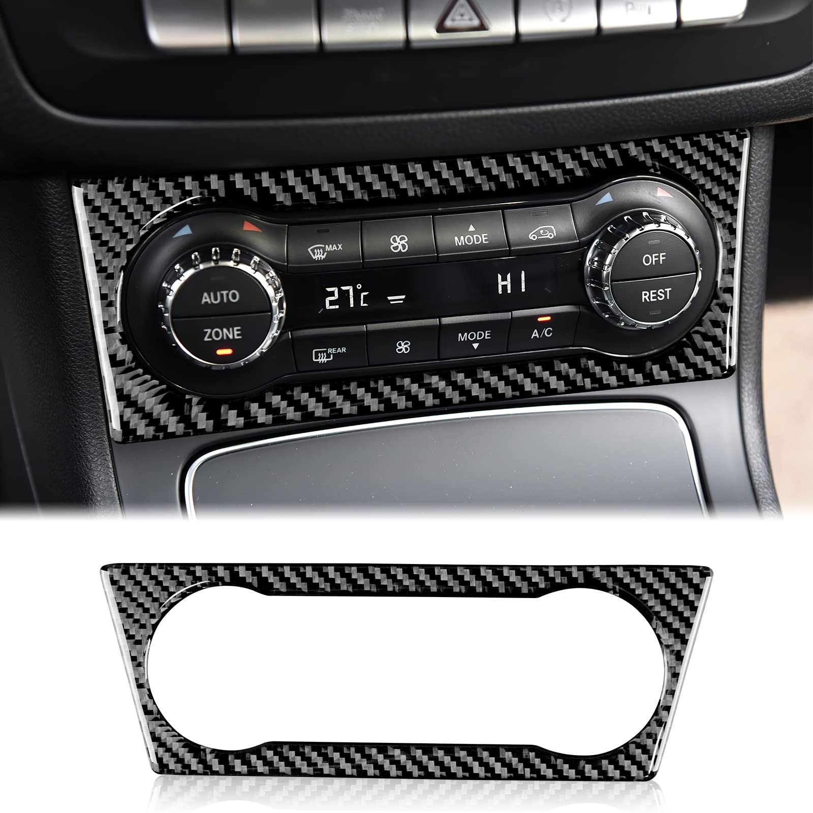 Adornos Laterales Del Centro De Control Del Automóvil, Pegatina Decorativa Para A W176 CLA C117 GLA X156
