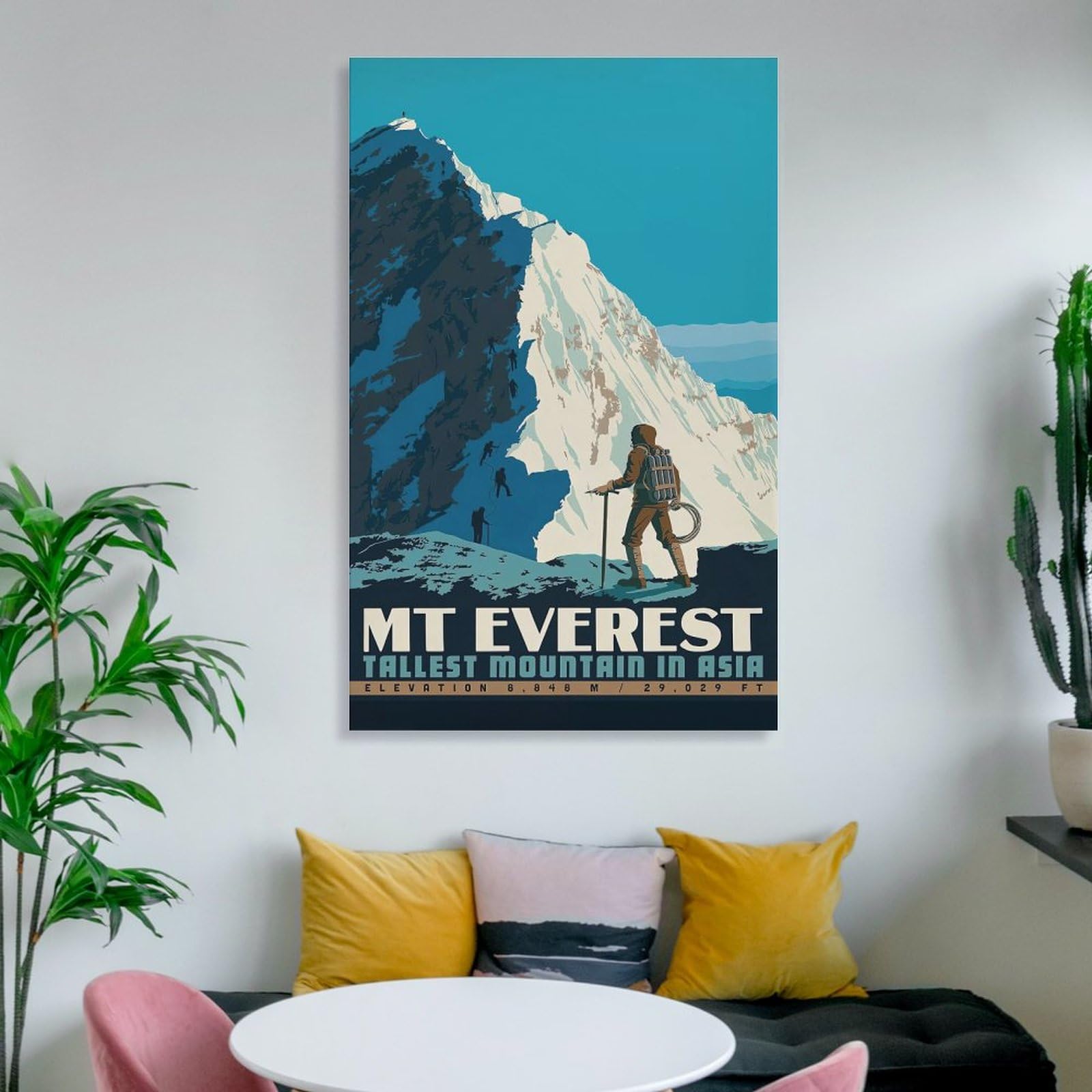 Amazon.com: Mt. Everest-Tallest Mountain in Asia Poster Print