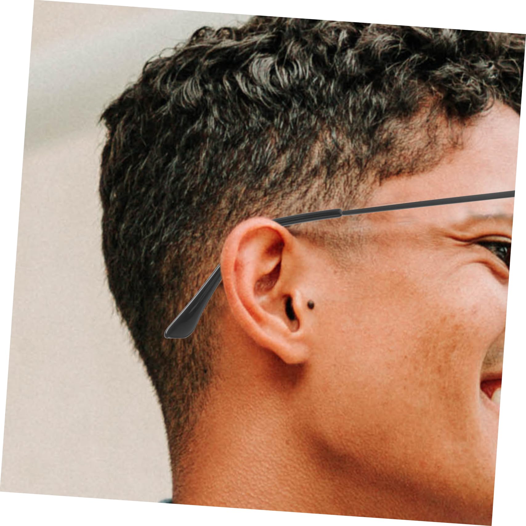 FRCOLOR 1 Pair Glasses Replacement Temples Reading Glasses Temple Glasses Metal Legs Sunglasses Arm Replacement Metal Eyewear Frame Arm Replacement Glasses Legs Suite Double Teeth Alloy