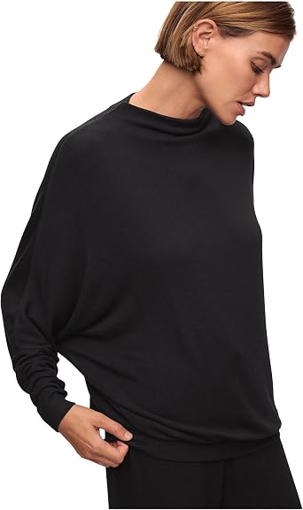 Eberjey Women's Cozy Time Mock Neck Pullover