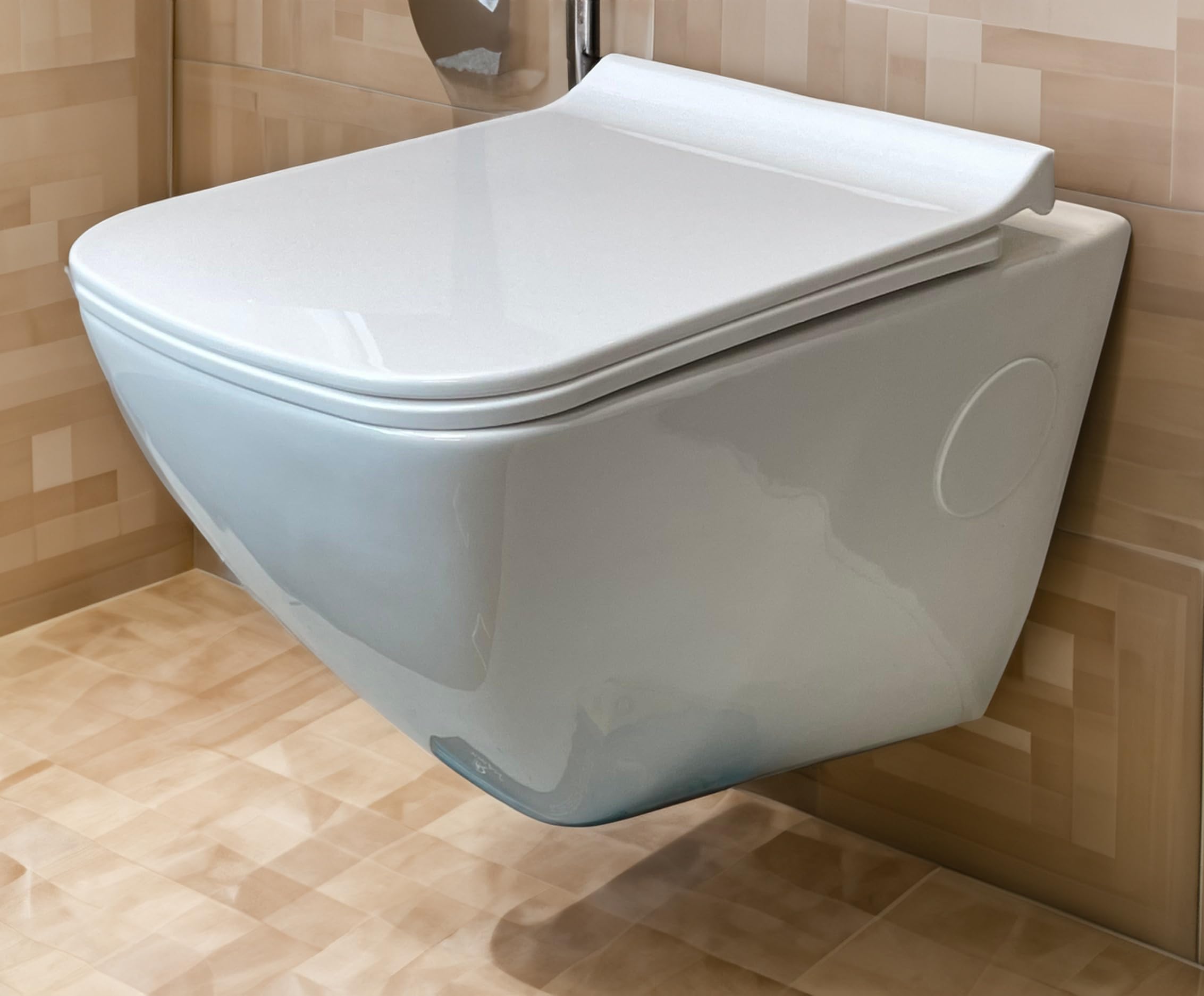 Meta One Piece Western Commode, European Type Wall Hund Toilet, Water Closet, Commode With Soft Closet Seat - P Trap (Rimless) (B0CG6L6WG4) Amazon Price History, Amazon Price Tracker