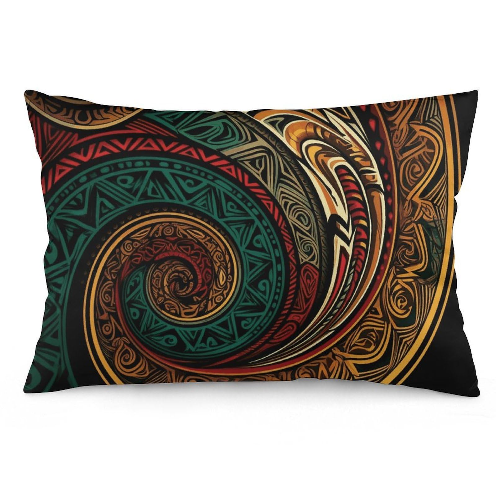 NTVOWPZO 2 Pack Decoration Throw Pillow Covers 12 "x20 Pillowcases Covers Dark Teal HD Images Pillowcases Modern Farmhouse Home Decor Sofa Cushions Covers for Couch Bed Living Room