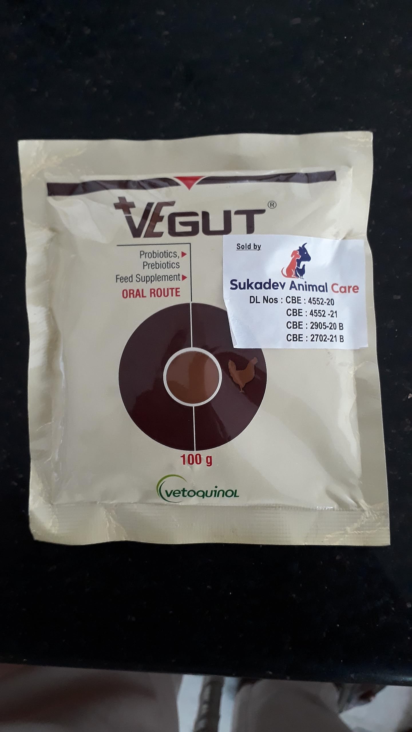 Ve Gut probiotic Feed Supplement Sold by Sukadev Animal Care - 100g (B0CHF2JNGS) Amazon Price History, Amazon Price Tracker