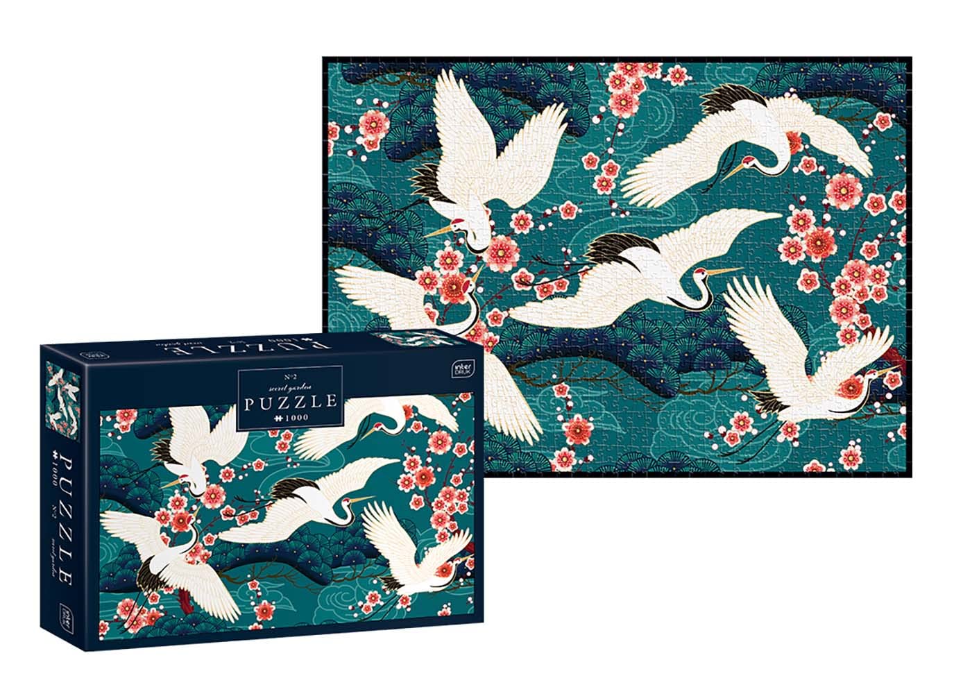 Interdruk – Puzzle 1000 Pièces Secret Garden N°2 – Taille 67x48 Cm, Qualité Pro !
